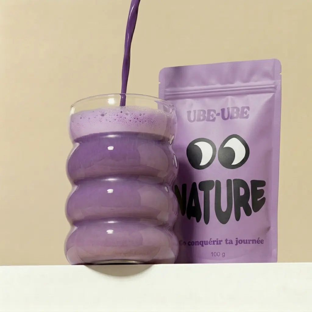Ube Latte Maison – Poudre d'Ube 100% Pure – Ube-Ube.com